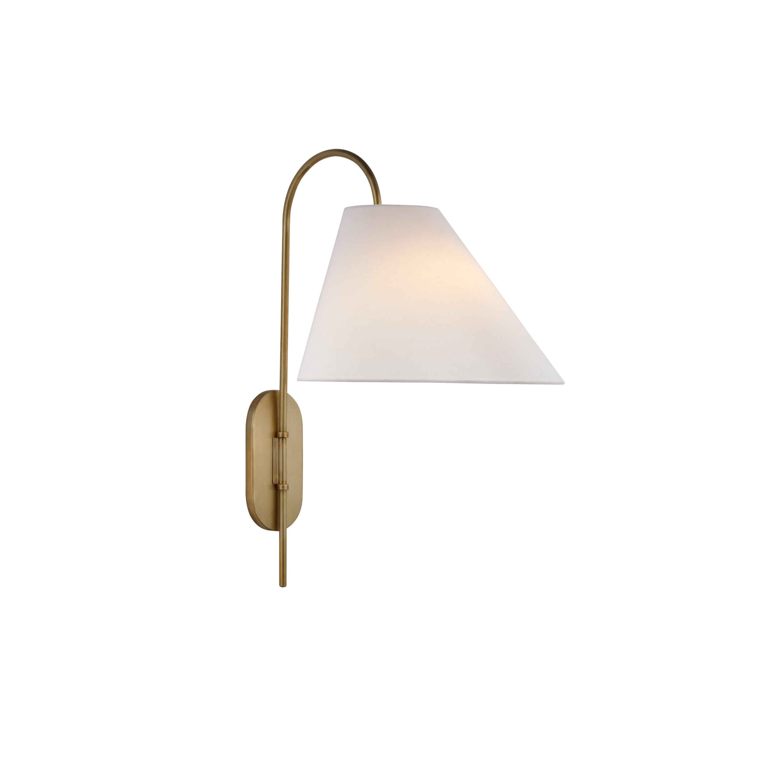 Nyphaiel Applique Murale Laiton Tissu Minimaliste Moderne