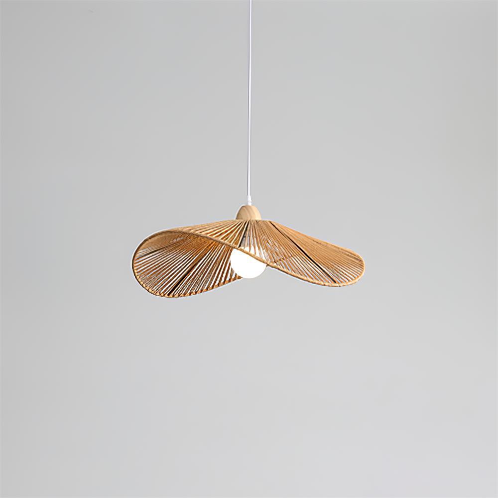 Suspension Tissé Chanvre Ombre Sculptural Naturel Moderne