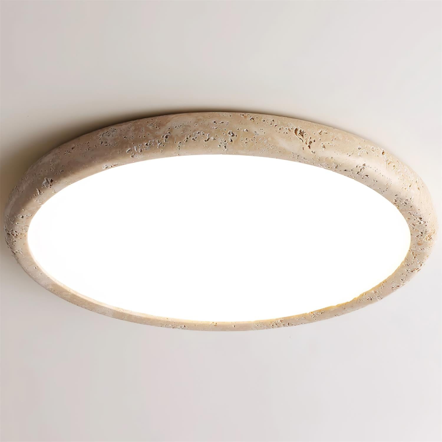 Lunaro Plafonnier Minimaliste Travertin