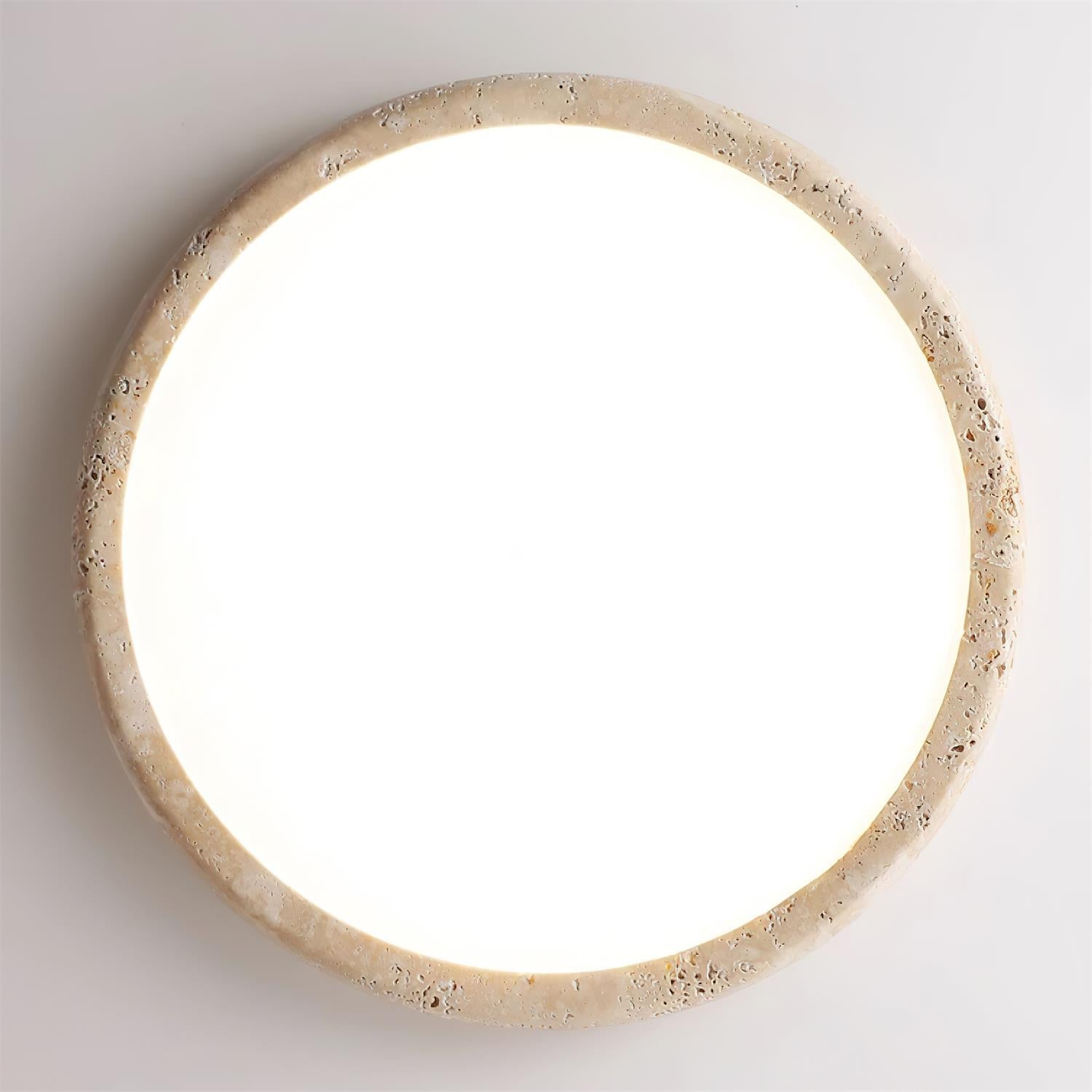 Lunaro Plafonnier Minimaliste Travertin