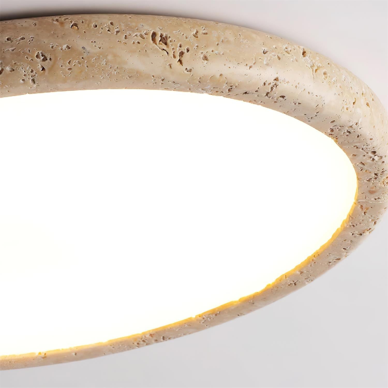 Lunaro Plafonnier Minimaliste Travertin
