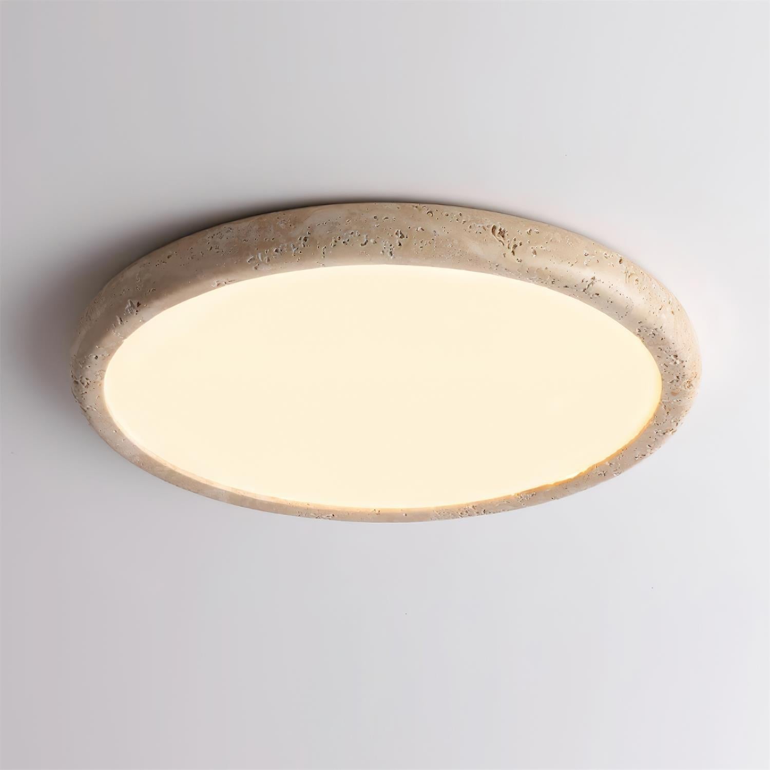 Lunaro Plafonnier Minimaliste Travertin