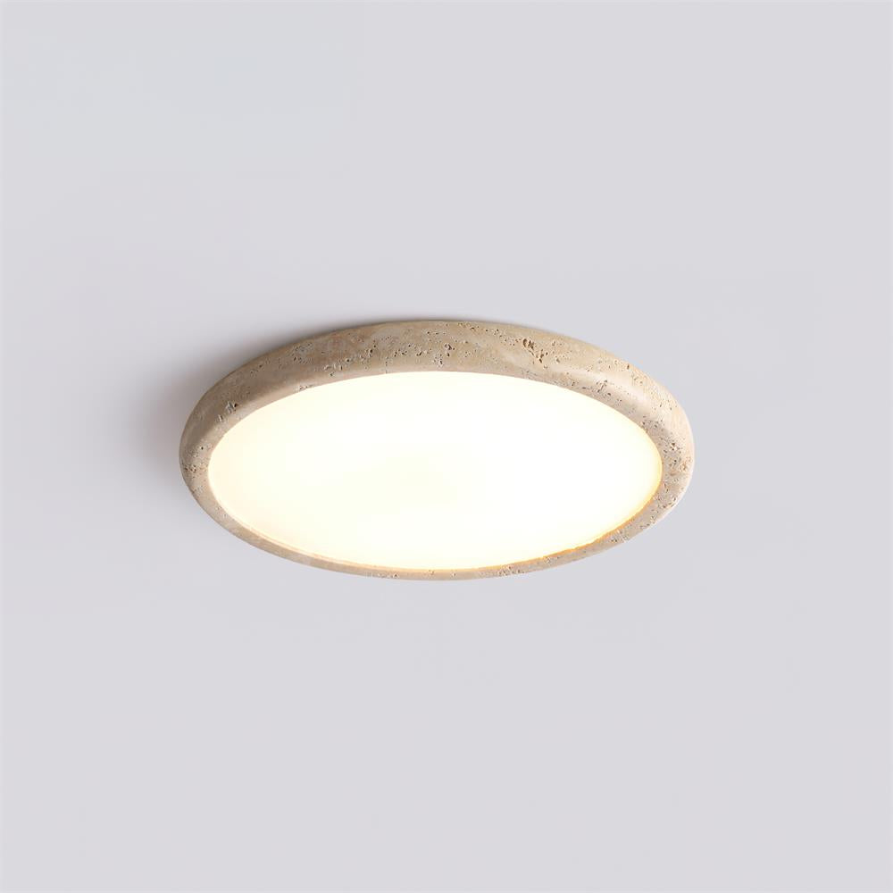 Lunaro Plafonnier Minimaliste Travertin