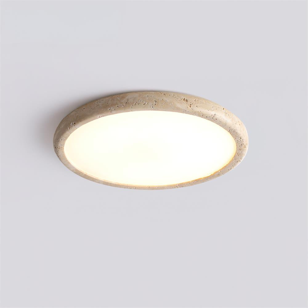 Lunaro Plafonnier Minimaliste Travertin