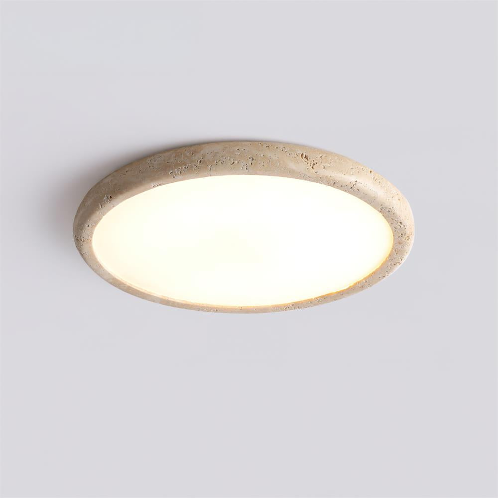 Lunaro Plafonnier Minimaliste Travertin