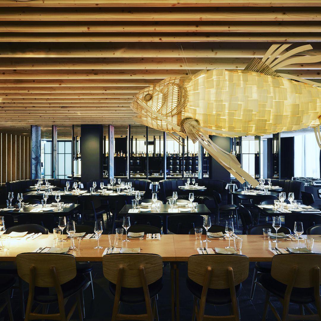 Lustra Lustre Bois Poisson Artisanal