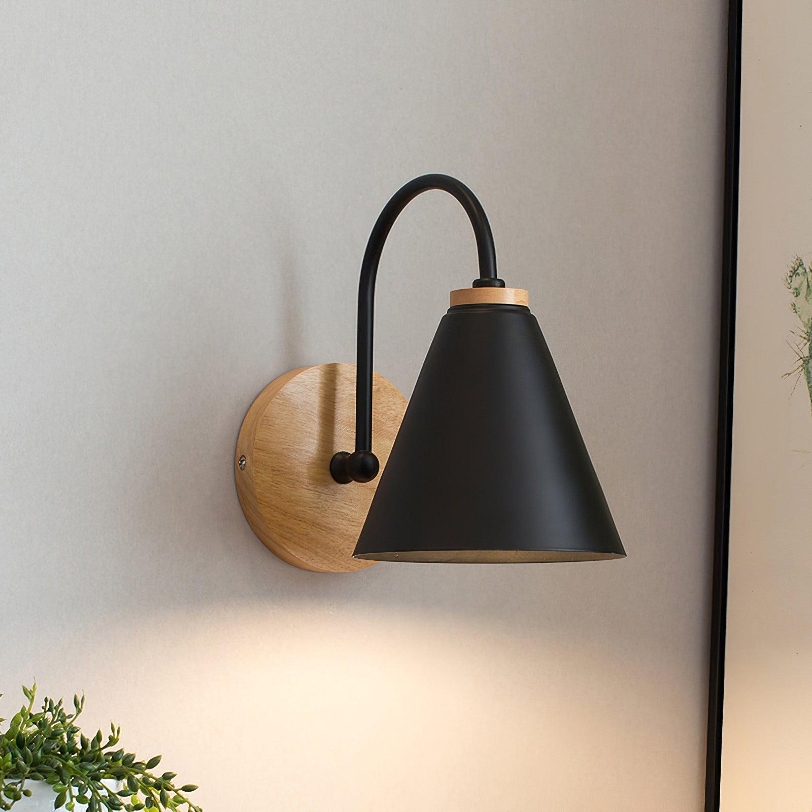 Sern Applique Murale en Bois de Style Nordique