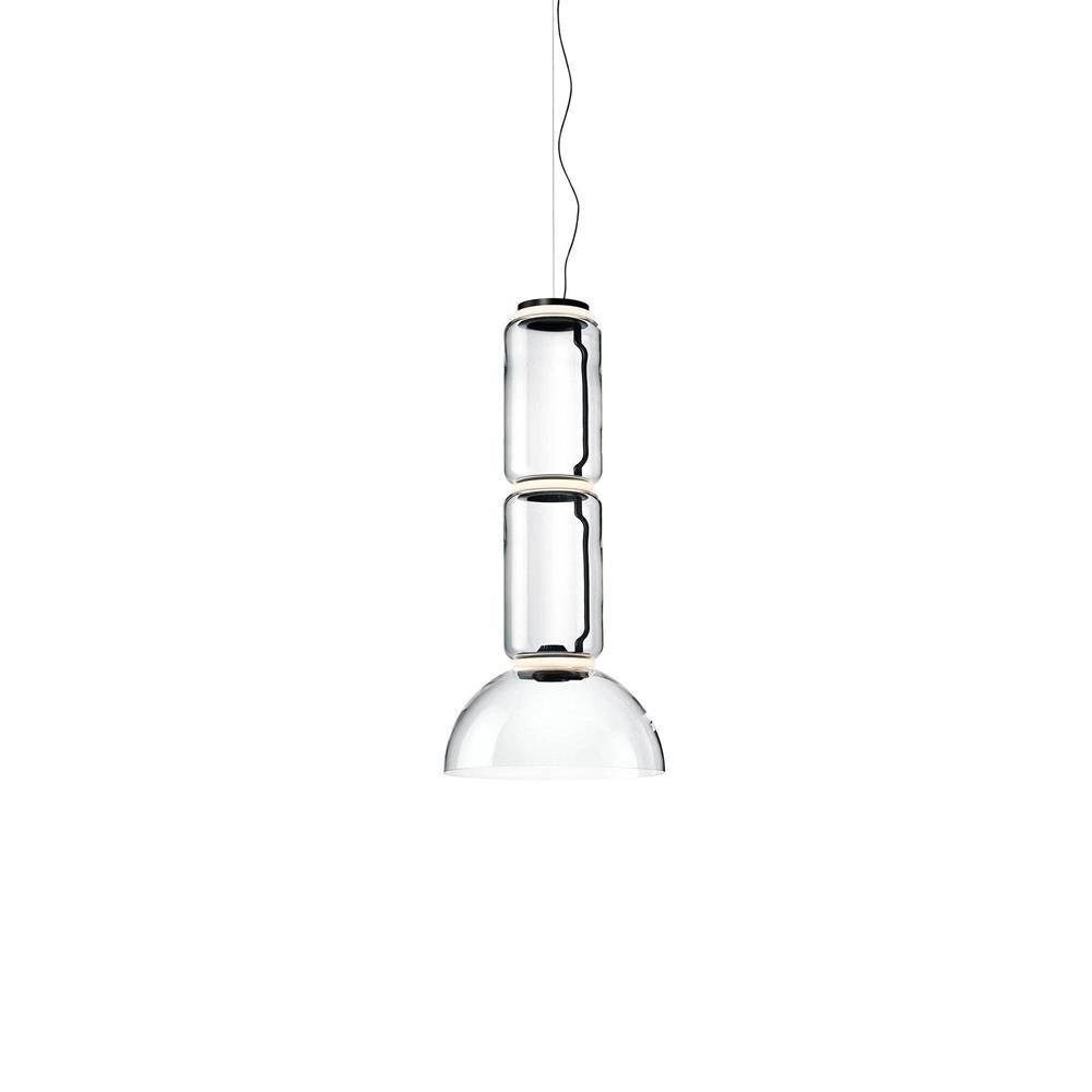 Virelo Suspension Cylindrique en Verre Empilé