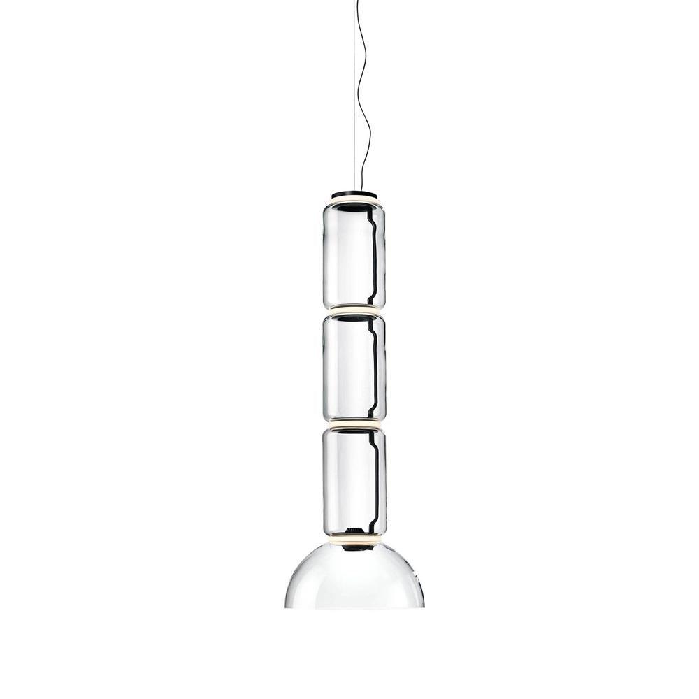 Virelo Suspension Cylindrique en Verre Empilé