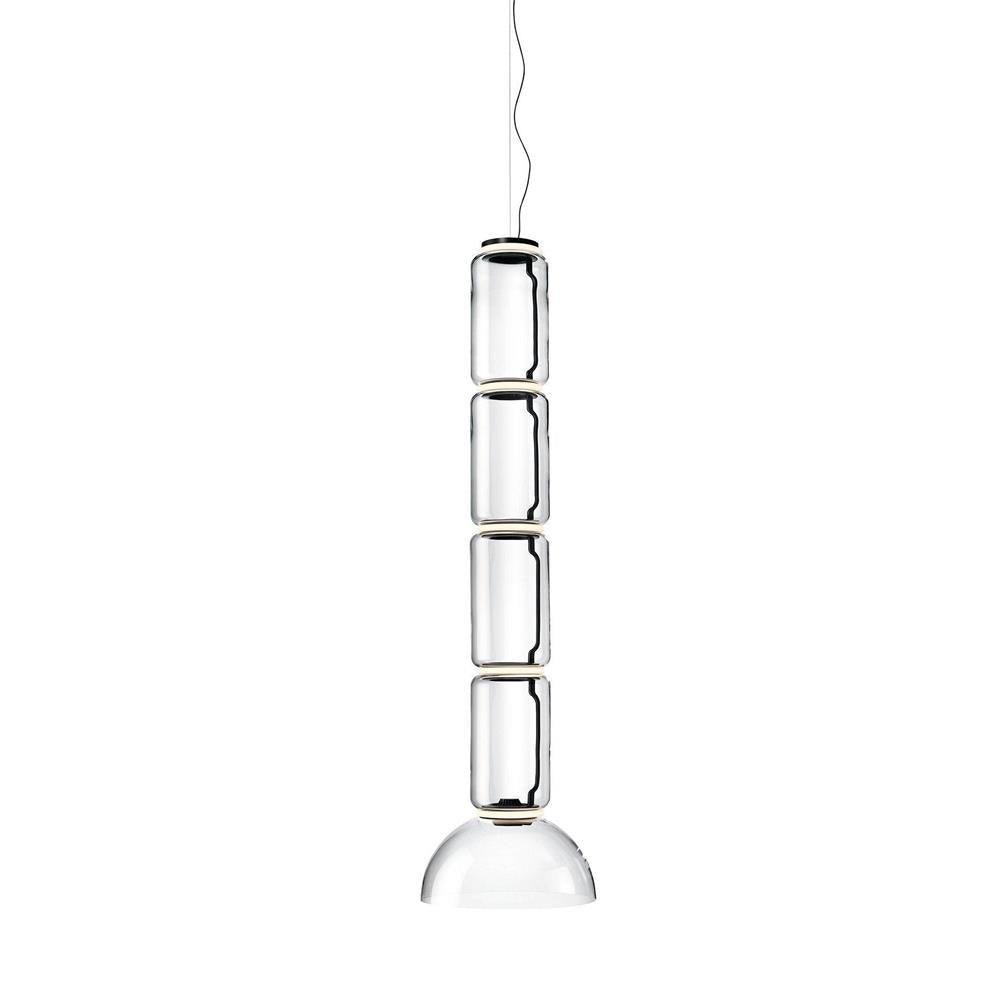 Virelo Suspension Cylindrique en Verre Empilé
