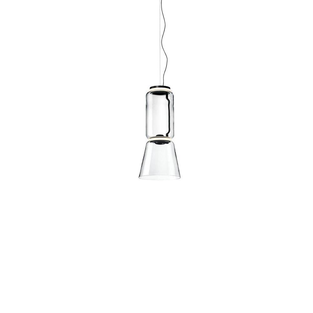 Virelo Suspension Cylindrique en Verre Empilé