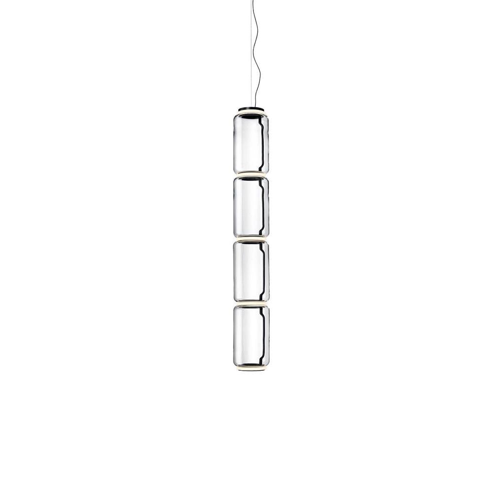Virelo Suspension Cylindrique en Verre Empilé
