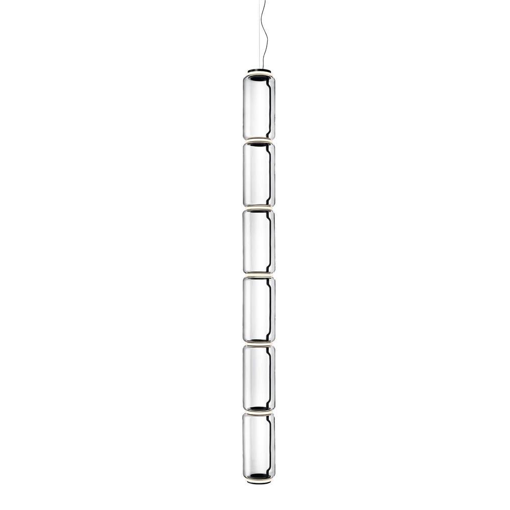 Virelo Suspension Cylindrique en Verre Empilé