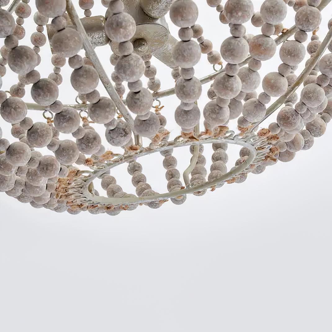 Lustra Lustre en Bois Organique Décontracté