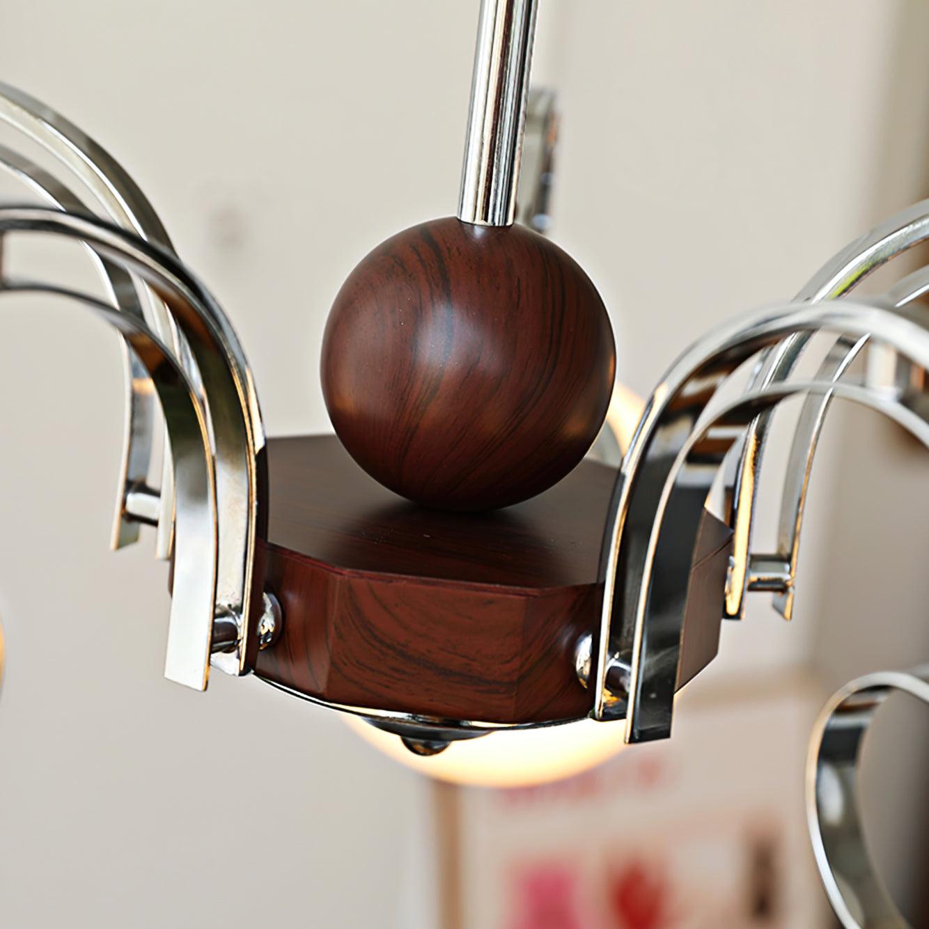 Kotter Lustre Cream Satin Nickel Modern