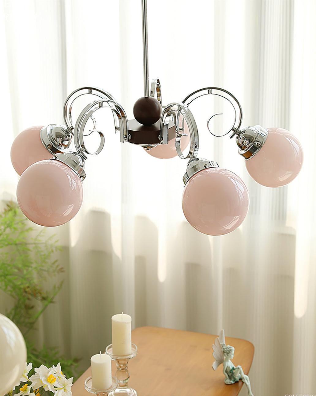 Kotter Lustre Cream Satin Nickel Modern