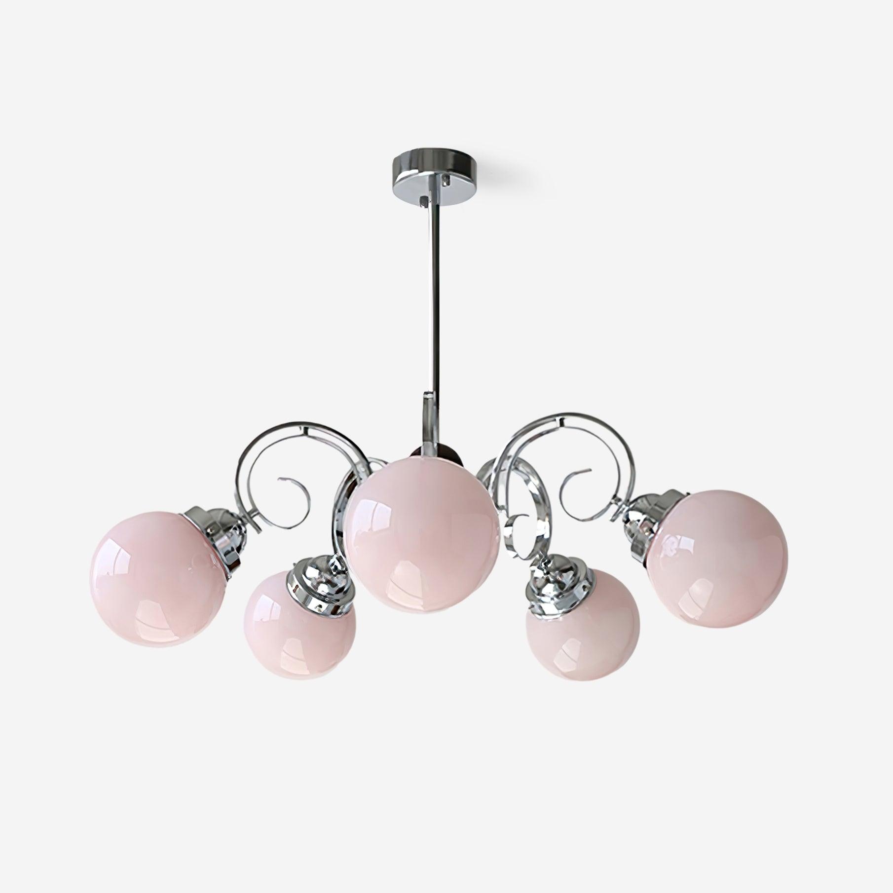 Kotter Lustre Cream Satin Nickel Modern