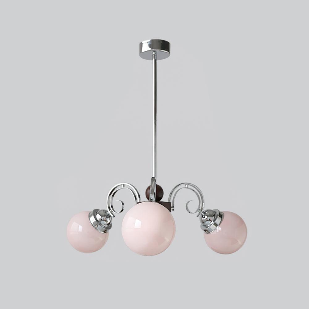 Kotter Lustre Cream Satin Nickel Modern