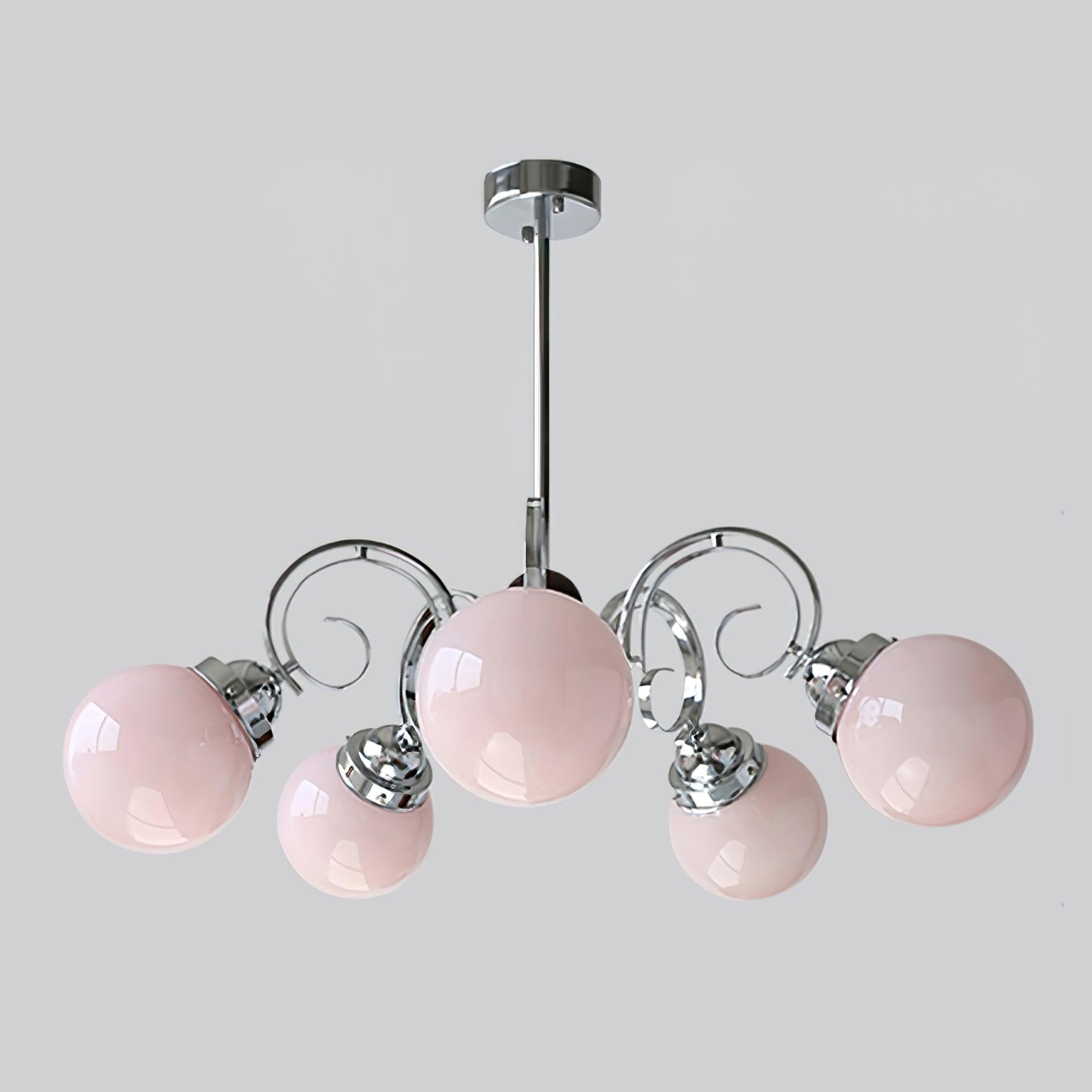 Kotter Lustre Cream Satin Nickel Modern