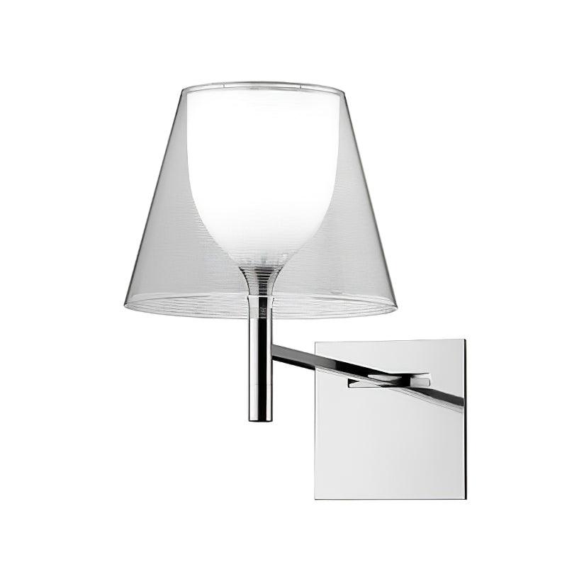 Orsore Applique Murale Tissu Prismatique Chromé