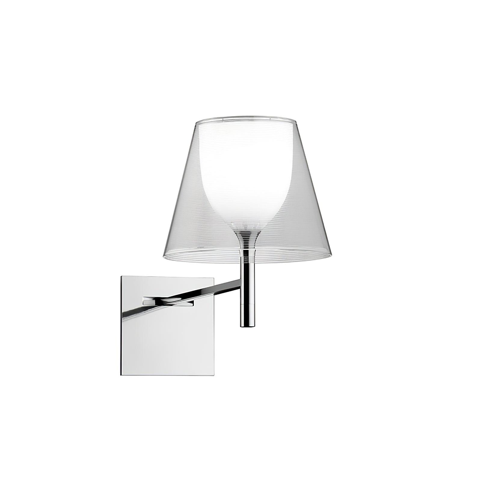 Orsore Applique Murale Tissu Prismatique Chromé