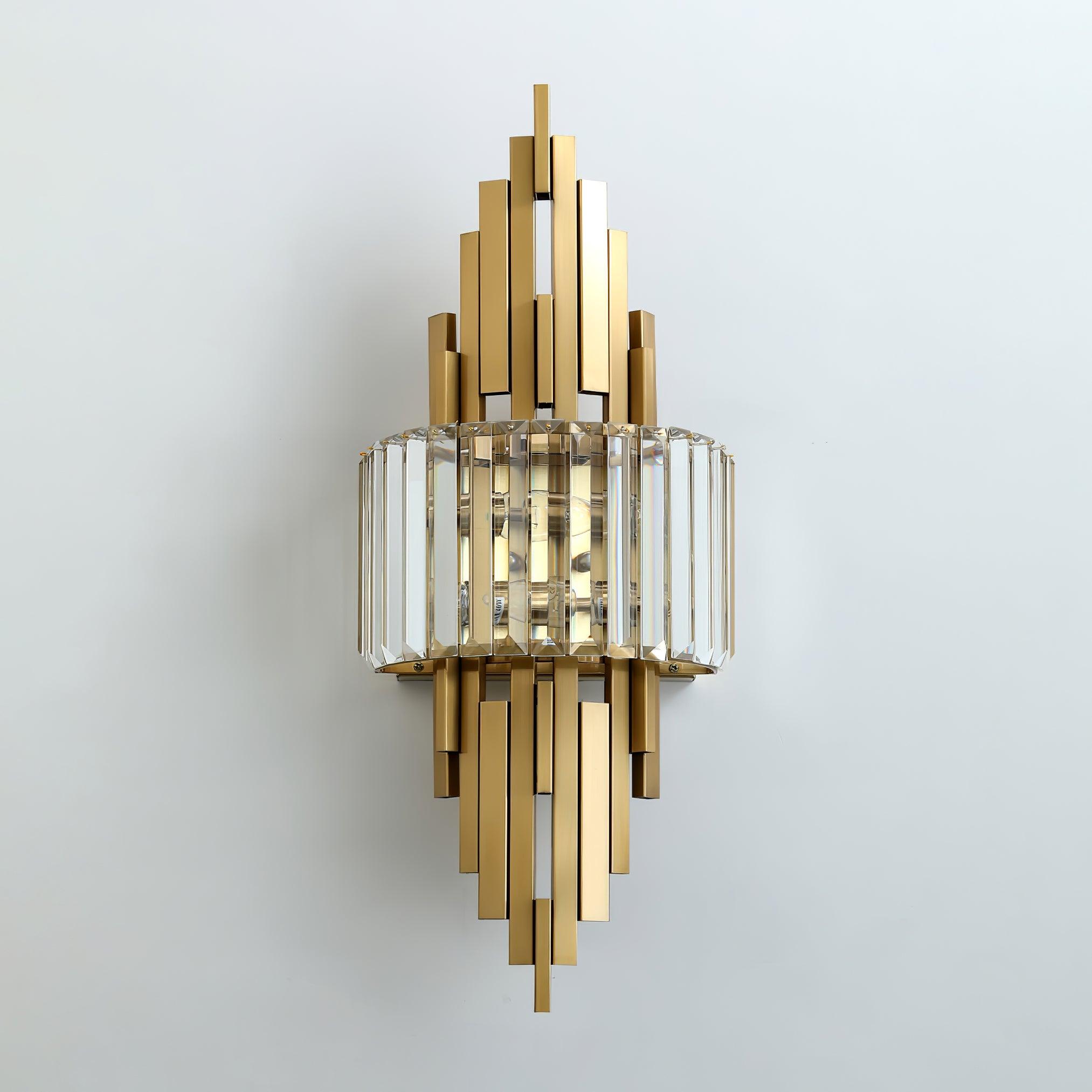 Voveliel Applique Murale en Verre de Luxe Postmoderne