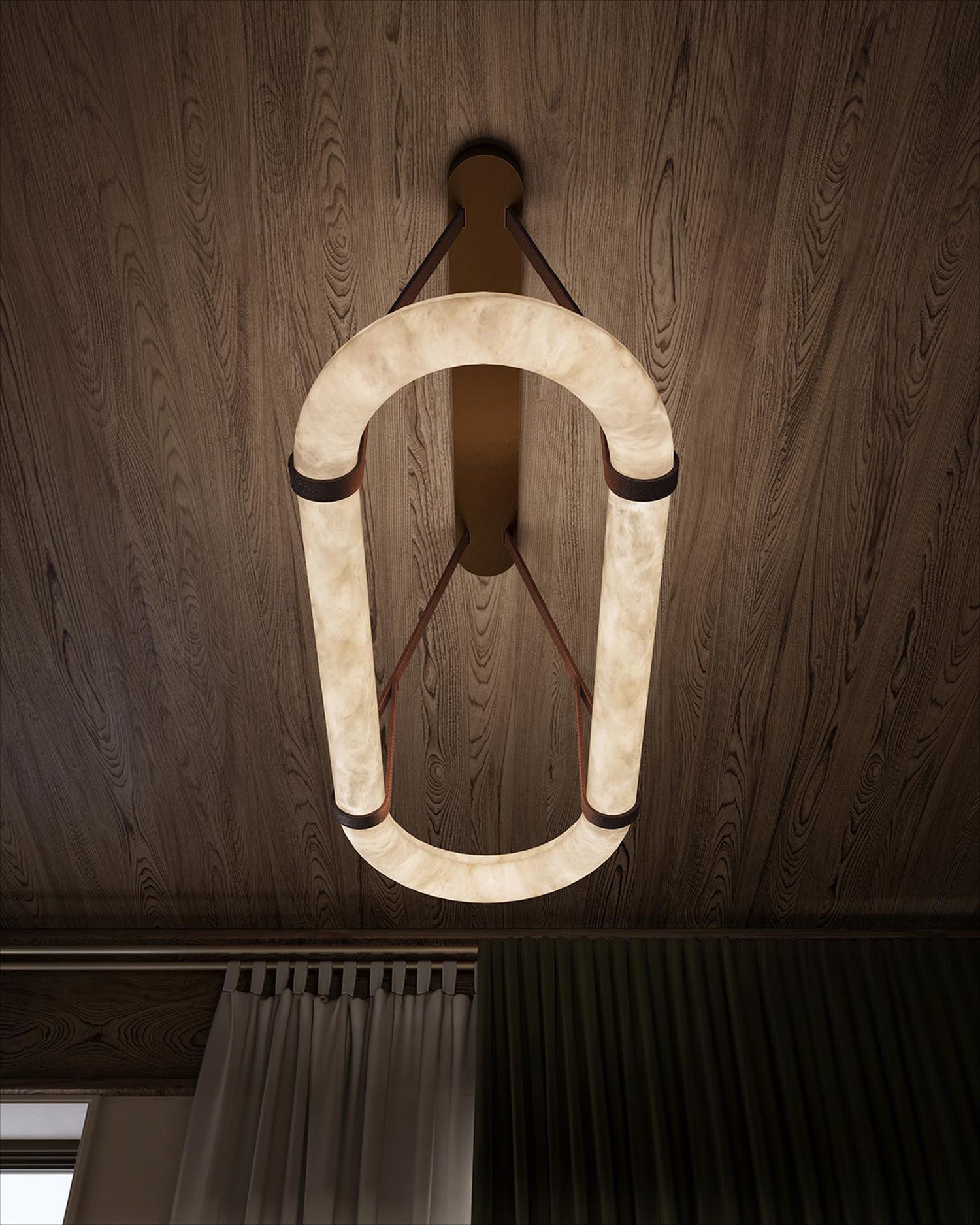 Kurve Lustre Anneau D'Albâtre
