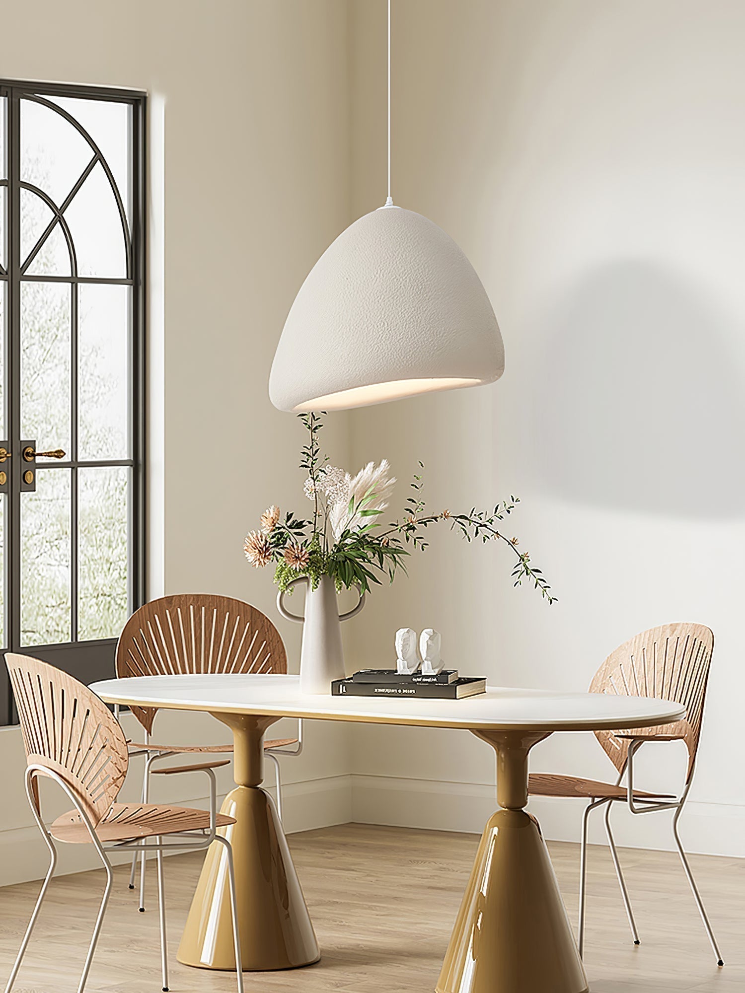 Ovalo Lampe Suspendue Wabi-Sabi