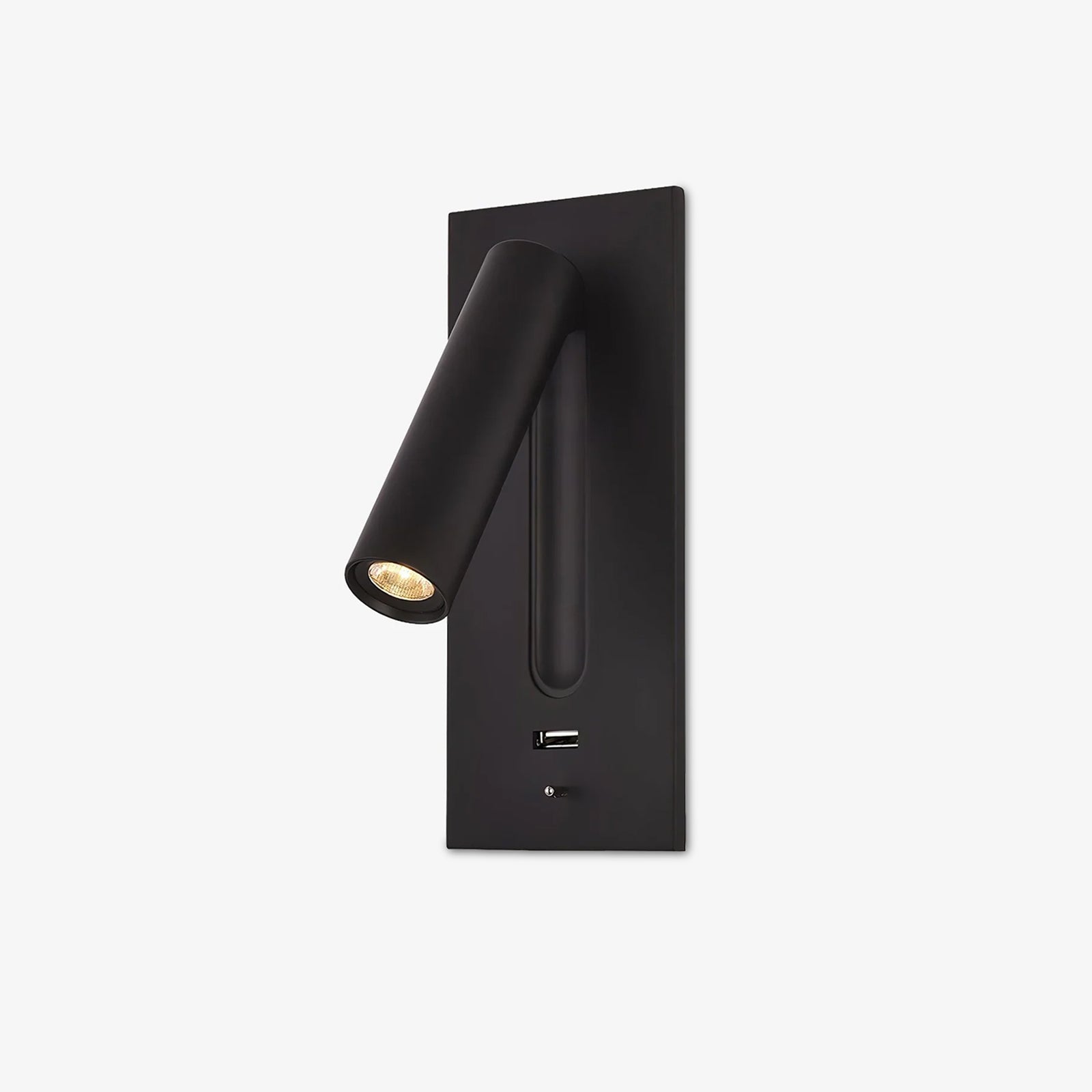 Aare Moderne Minimaliste Chevet Noir Luminaire Mural