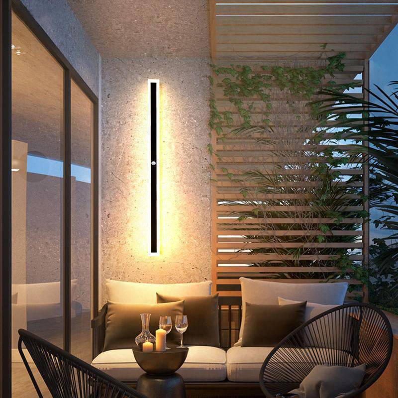 Fiala Moderne LED Applique Murale Extérieure  Noir