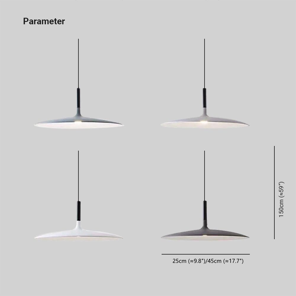 Rava Suspension Ronde Nordique  Blanc/Noir/Gris Claire/Armée Verte
