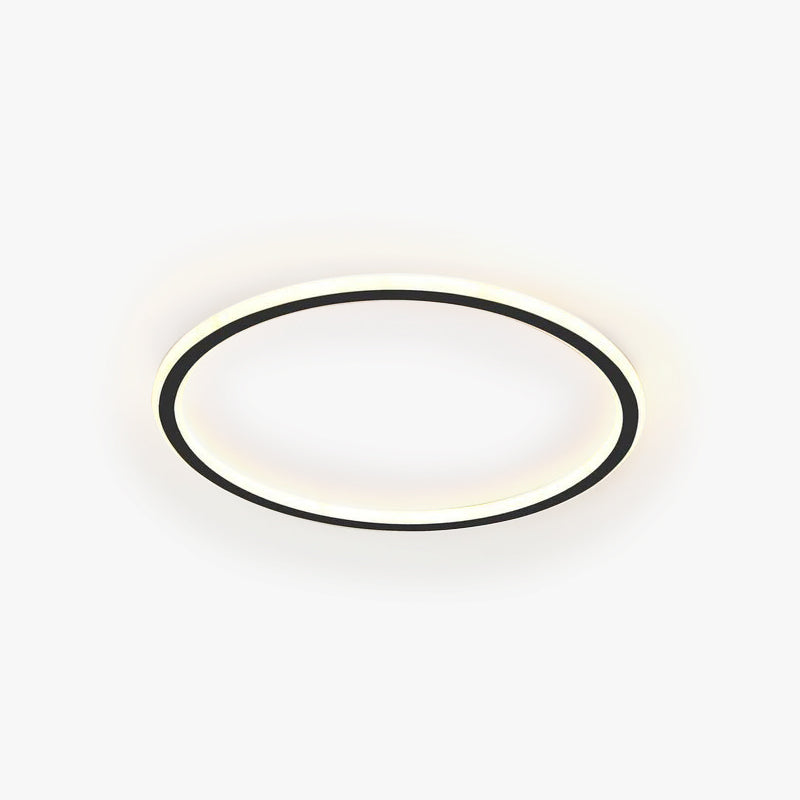 Quasso Plafonnier Rond ModerneBlanc/Noir. Salon