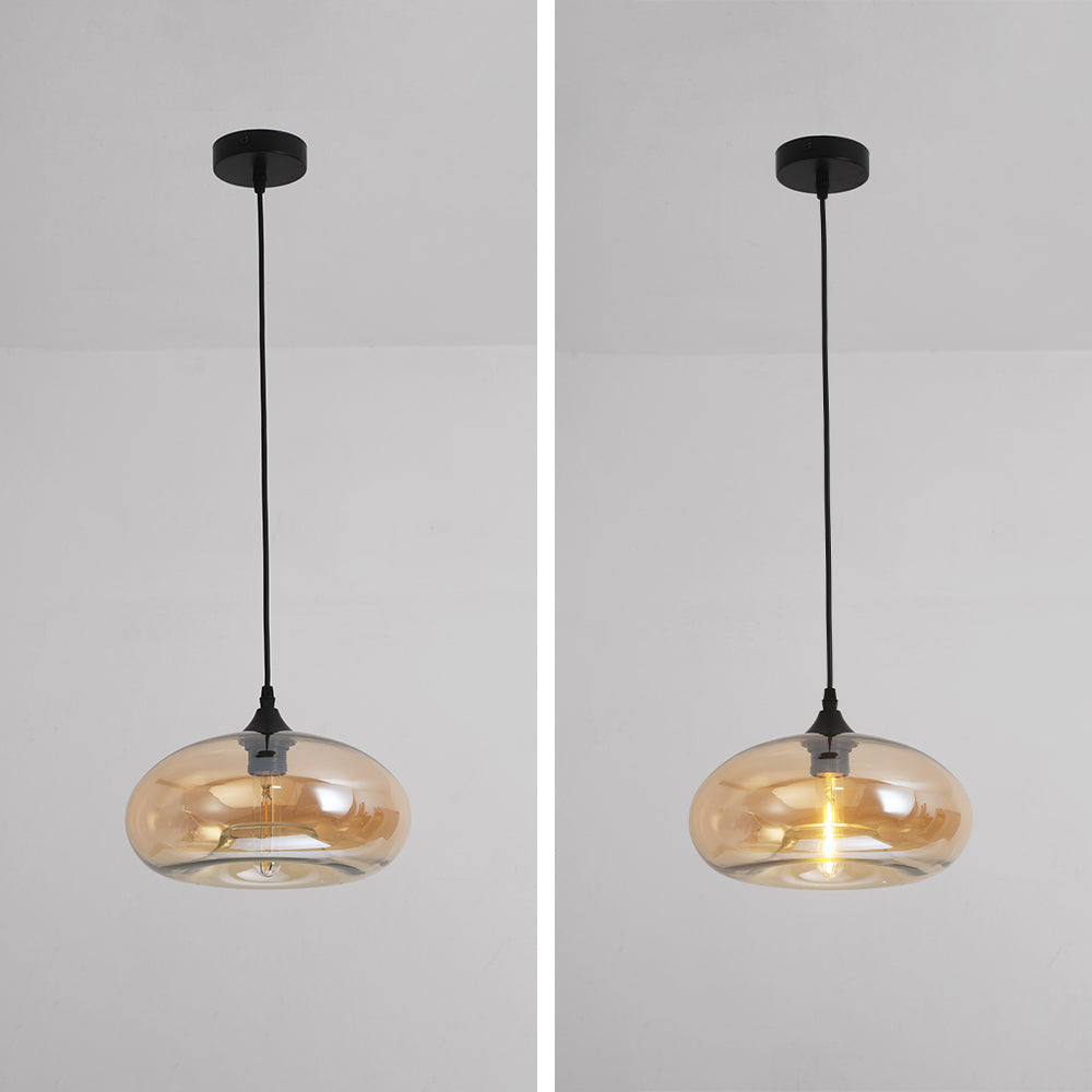 Lurea Lampes Suspendues en Verre Modernes Nordiques Chambre à Coucher