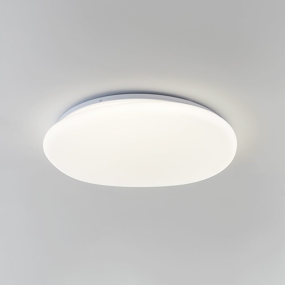 Sayu Plafonnier Galet Moderne Blanc. Salon