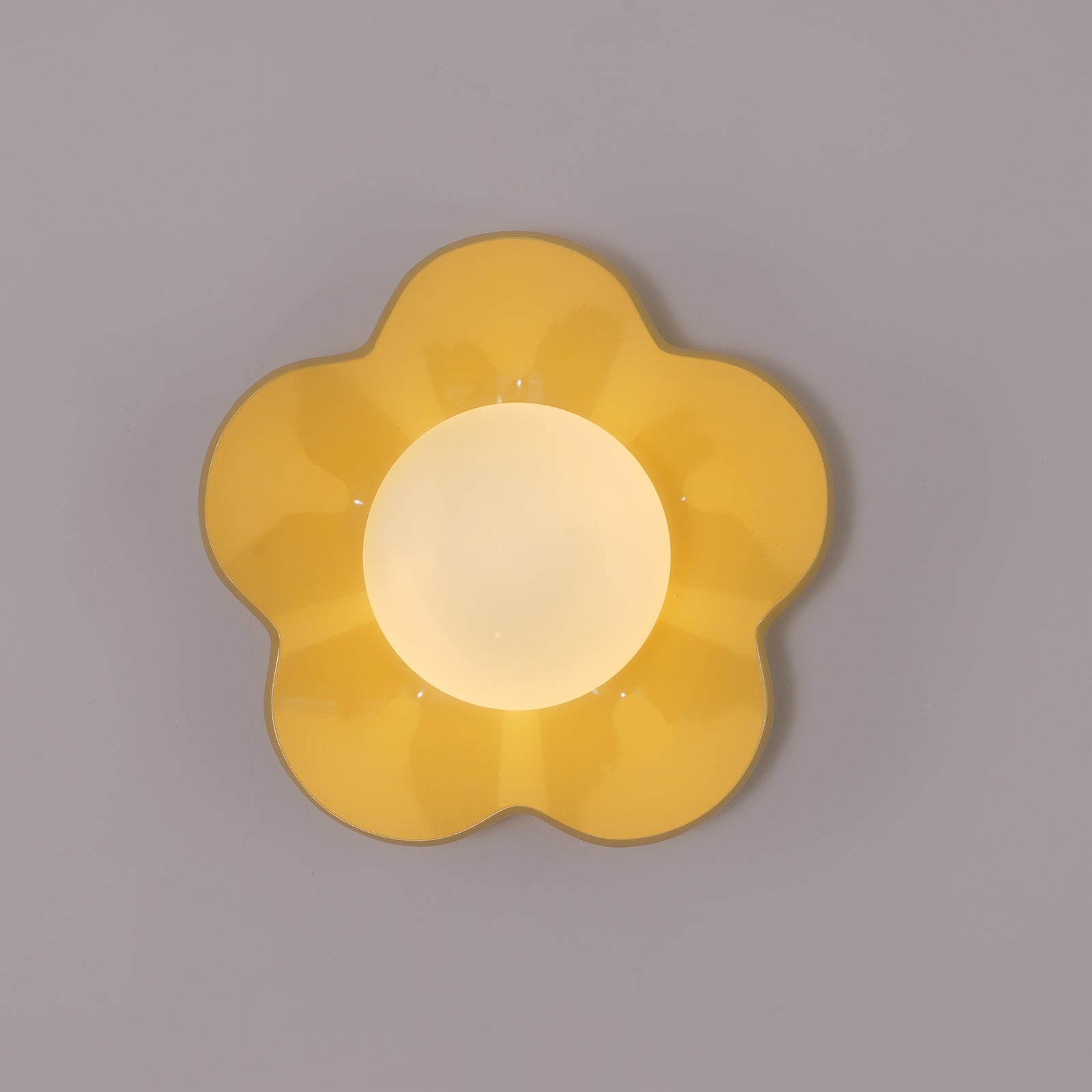 Meluna Applique murale à fleurs jaunes