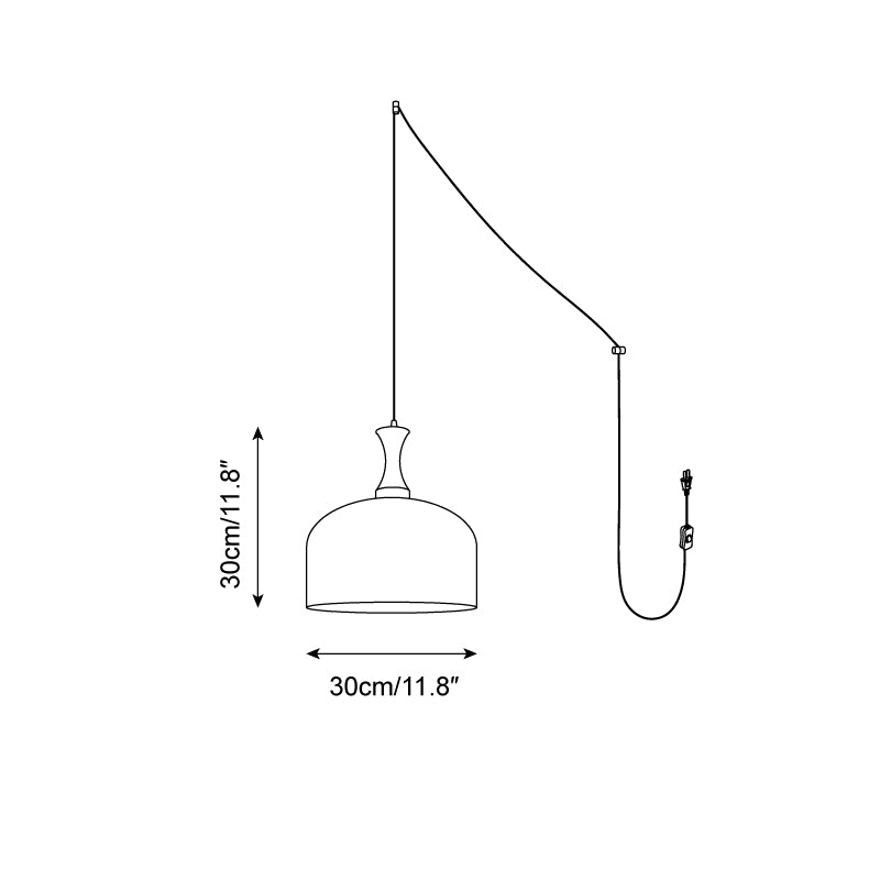 Pivon Suspension en Verre à Brancher
