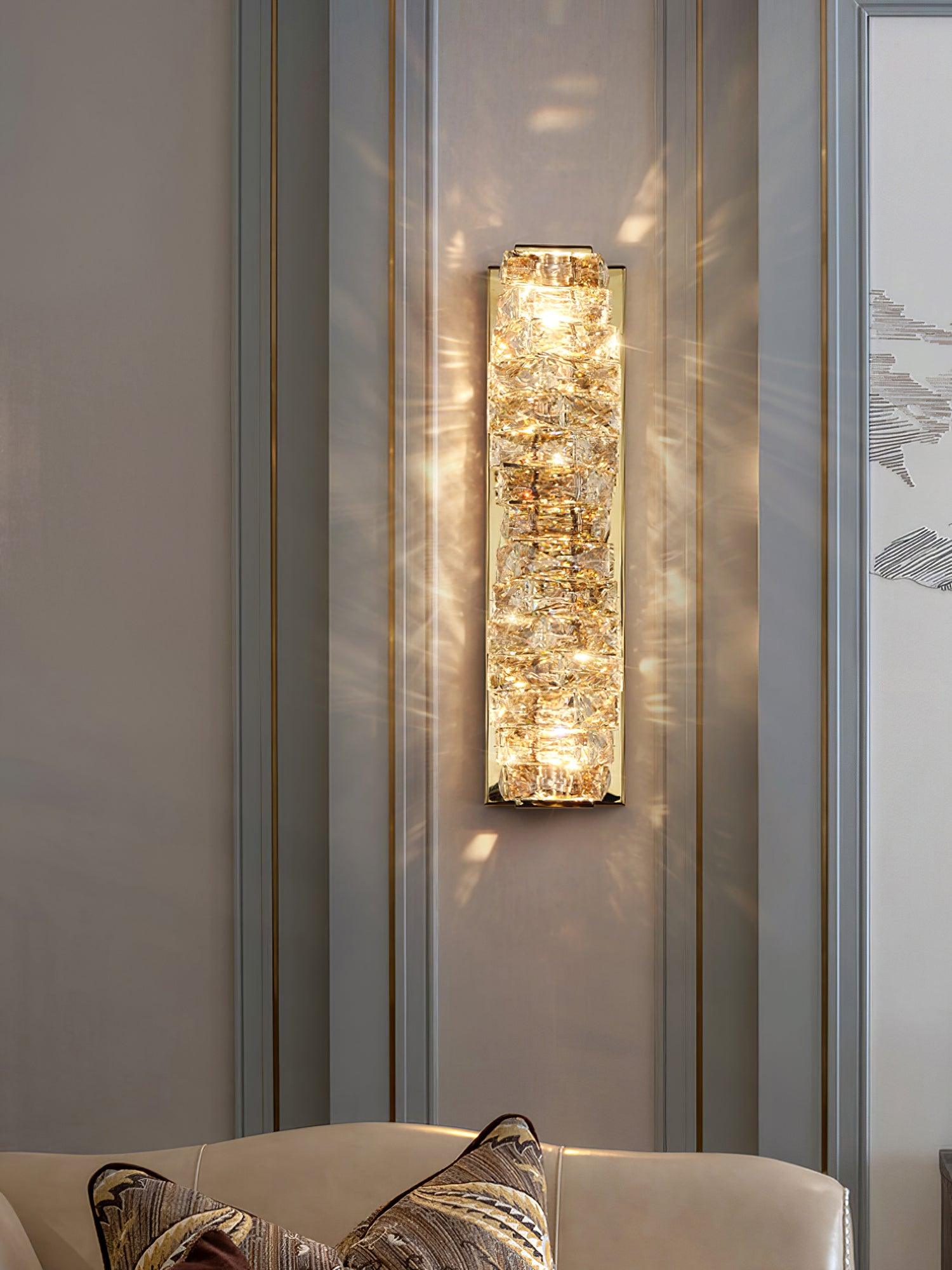 Ilvelia Applique Murale Cristal de Luxe Postmoderne