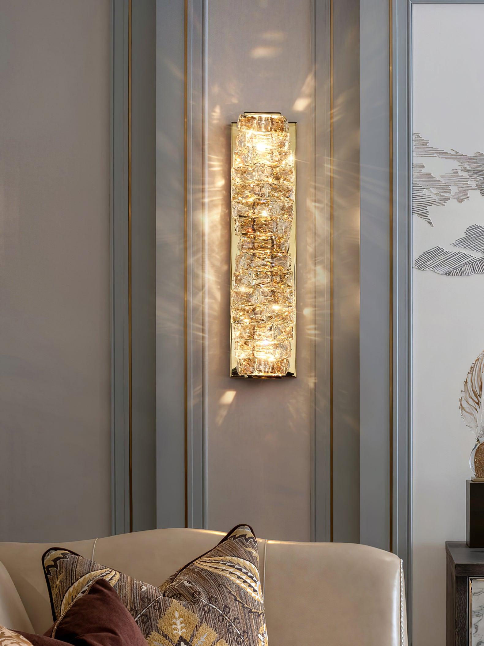 Ilvelia Applique Murale Cristal de Luxe Postmoderne