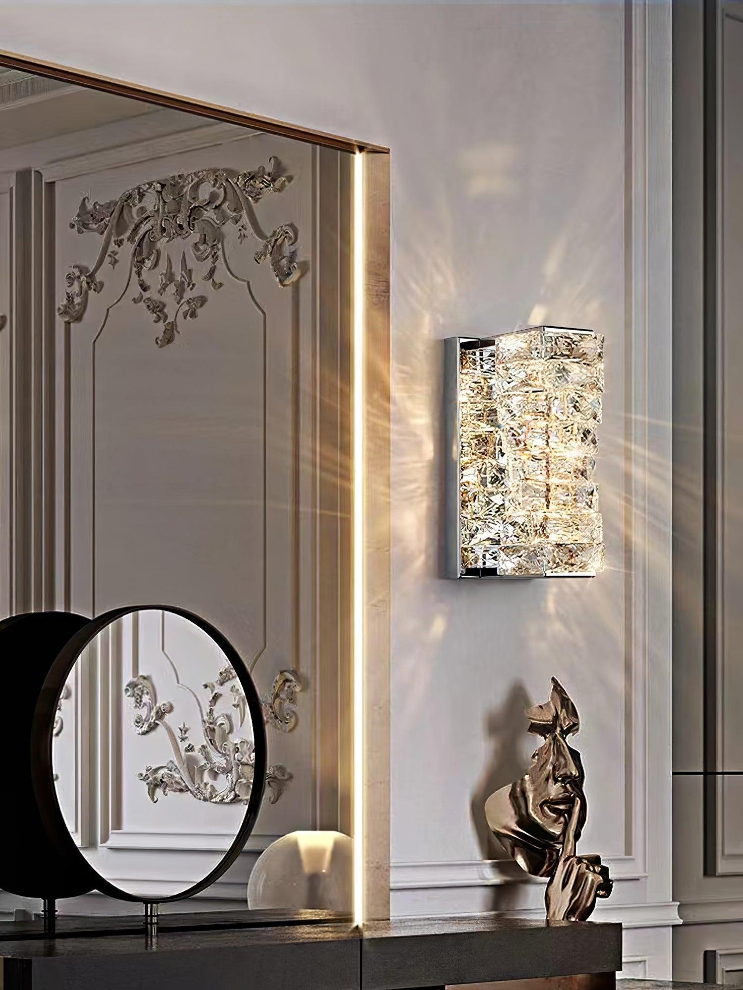 Ilvelia Applique Murale Cristal de Luxe Postmoderne