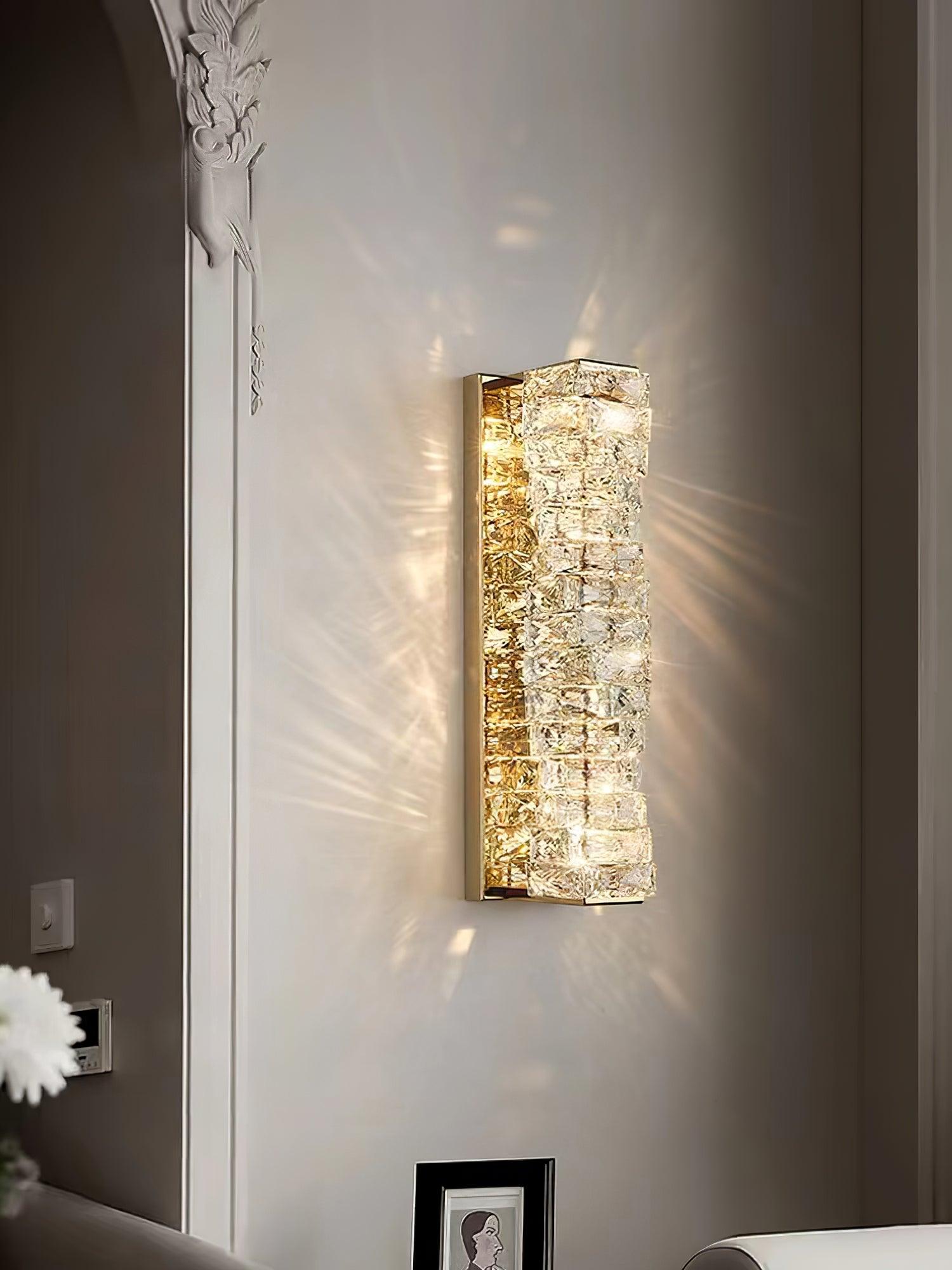 Ilvelia Applique Murale Cristal de Luxe Postmoderne