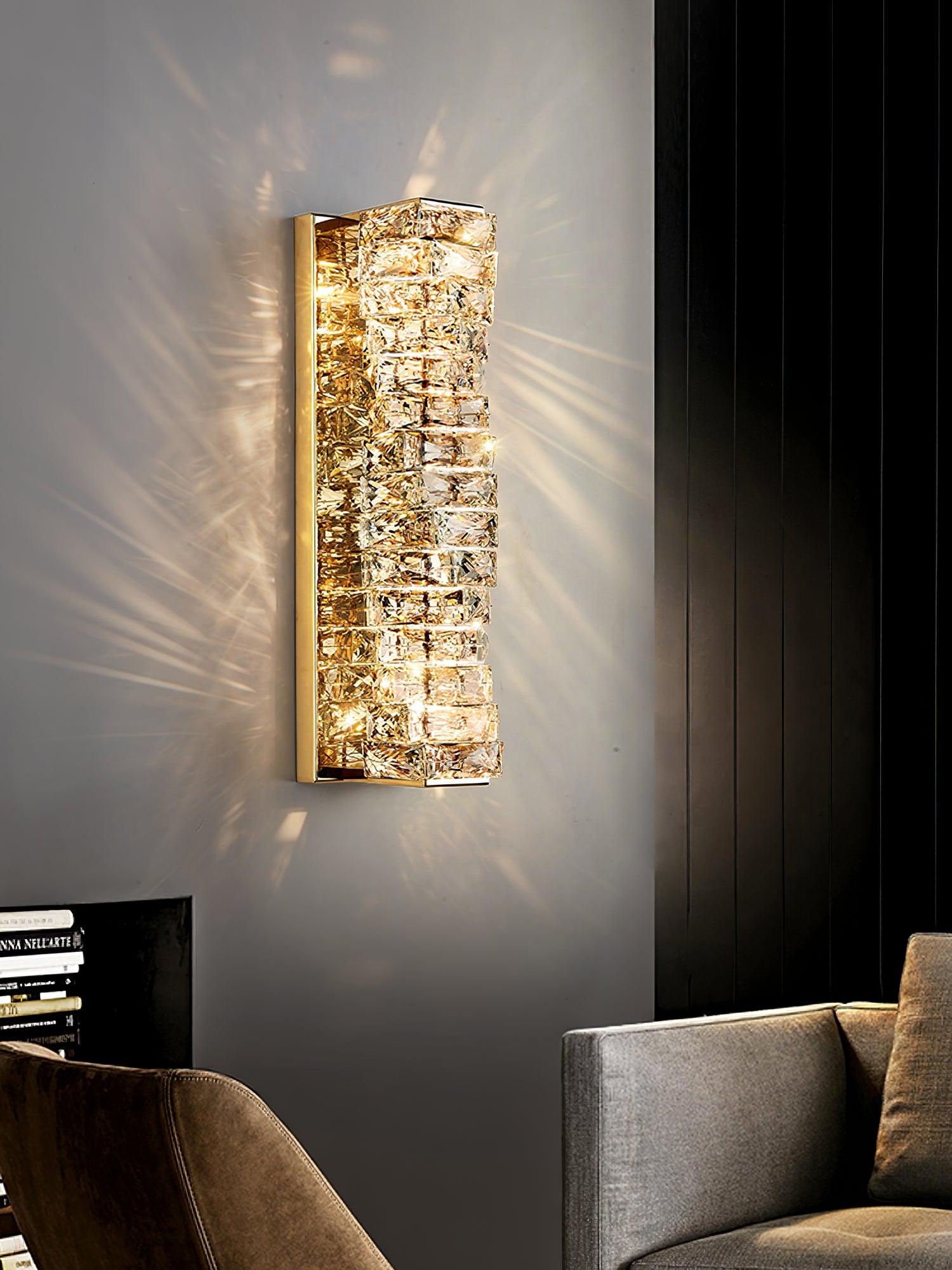 Ilvelia Applique Murale Cristal de Luxe Postmoderne