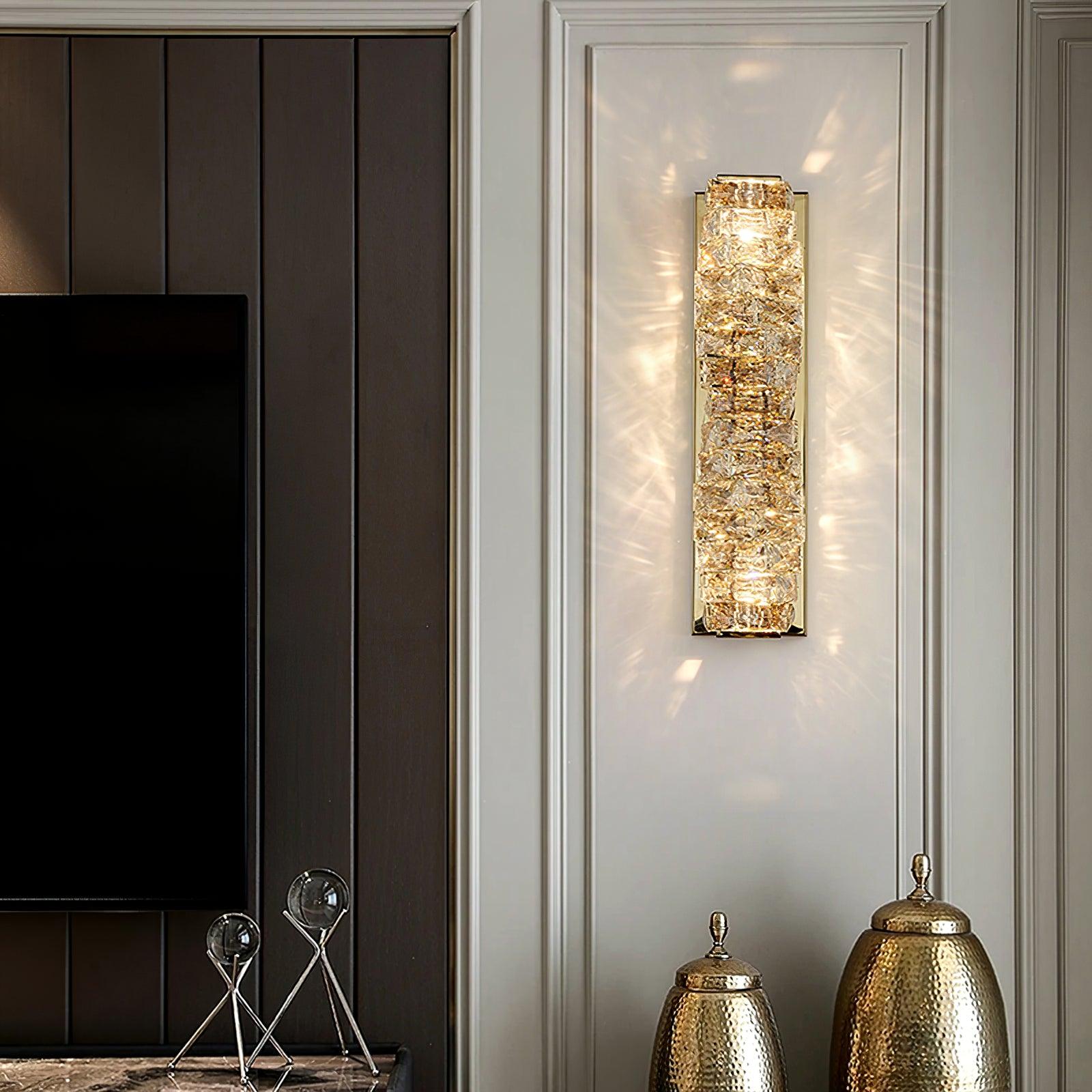 Ilvelia Applique Murale Cristal de Luxe Postmoderne