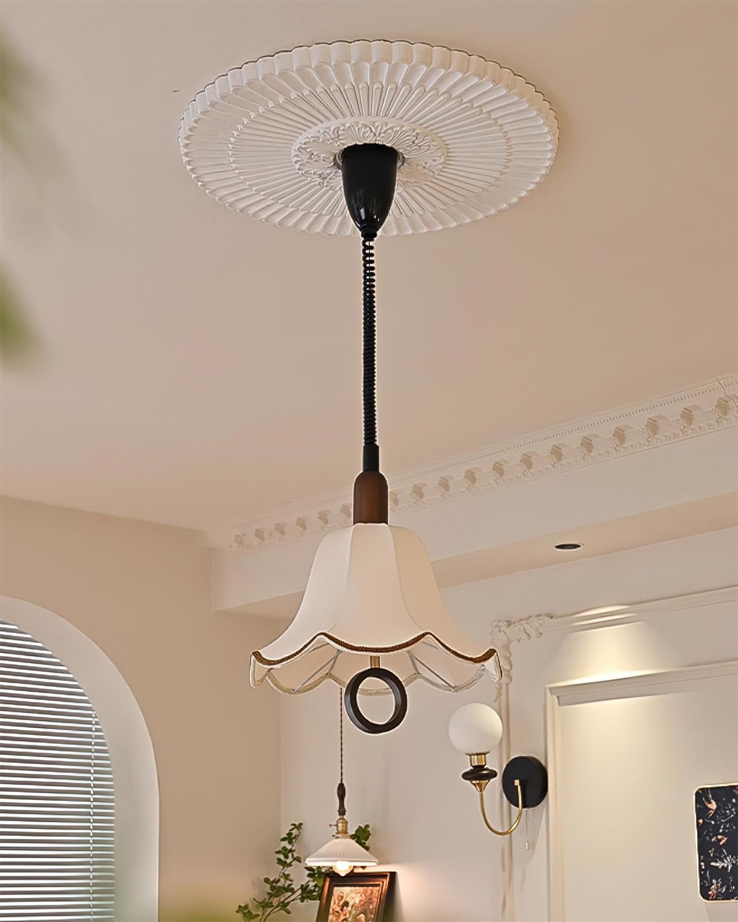 Lanna Suspension Forme Cloche Élégante Traditionnelle
