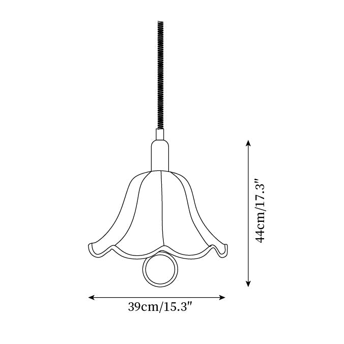 Lanna Suspension Forme Cloche Élégante Traditionnelle