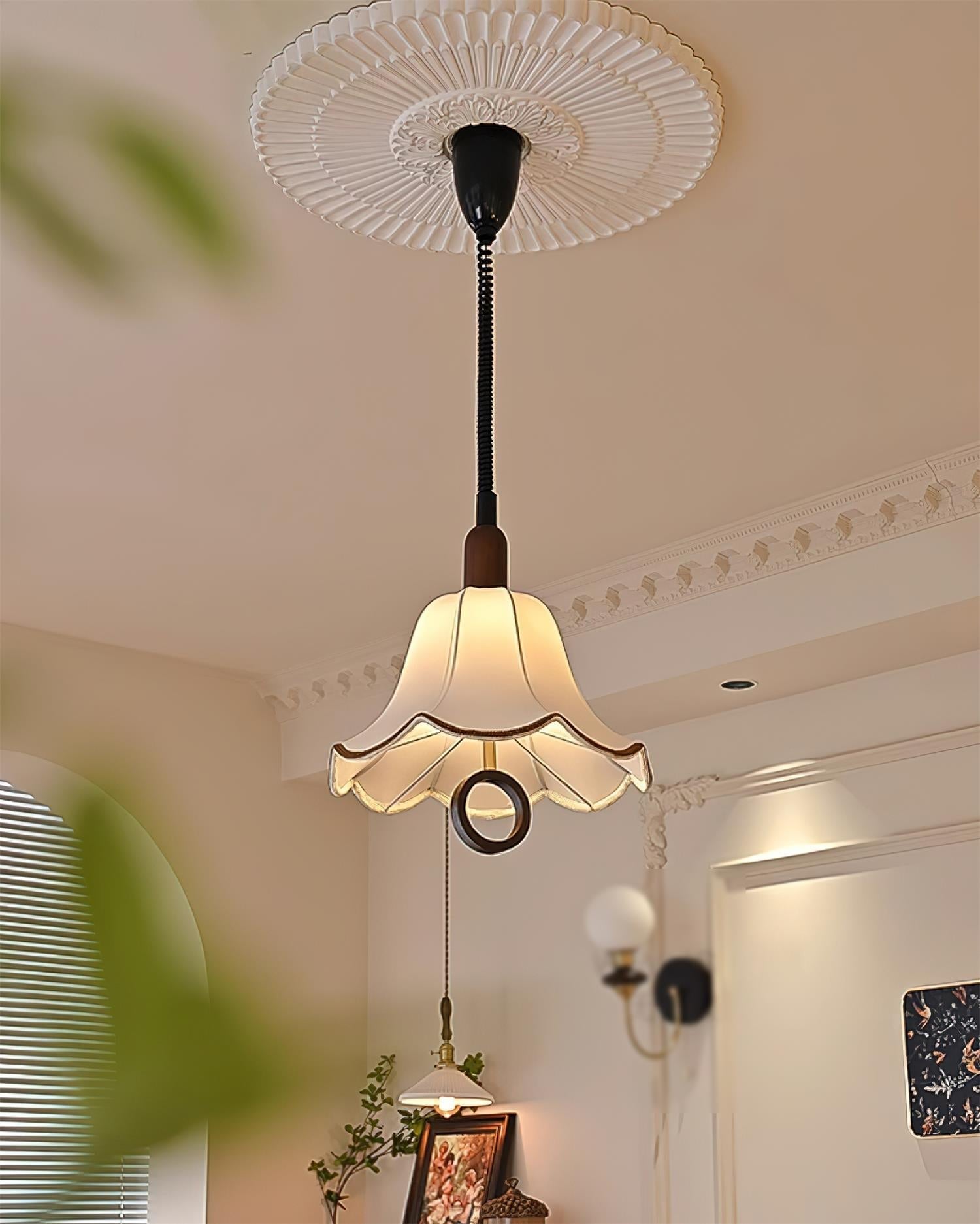Lanna Suspension Forme Cloche Élégante Traditionnelle