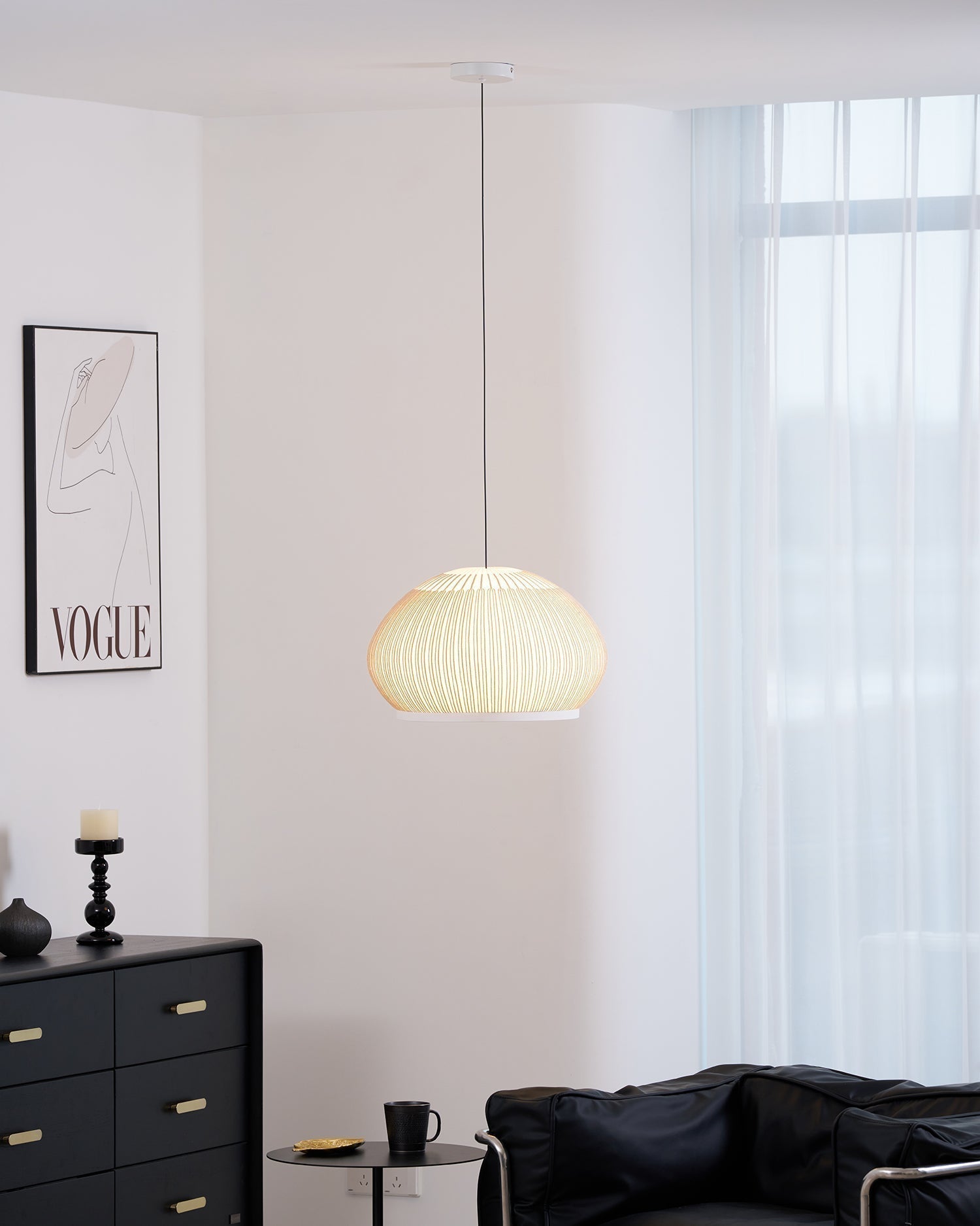 Blythe Suspension minimaliste en tissu