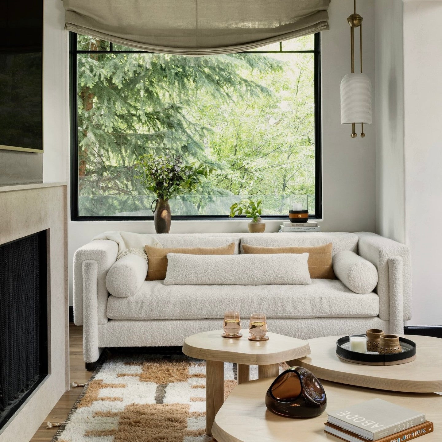 Ucaryra Suspension Lantern en Métal et Verre Premium Élégance
