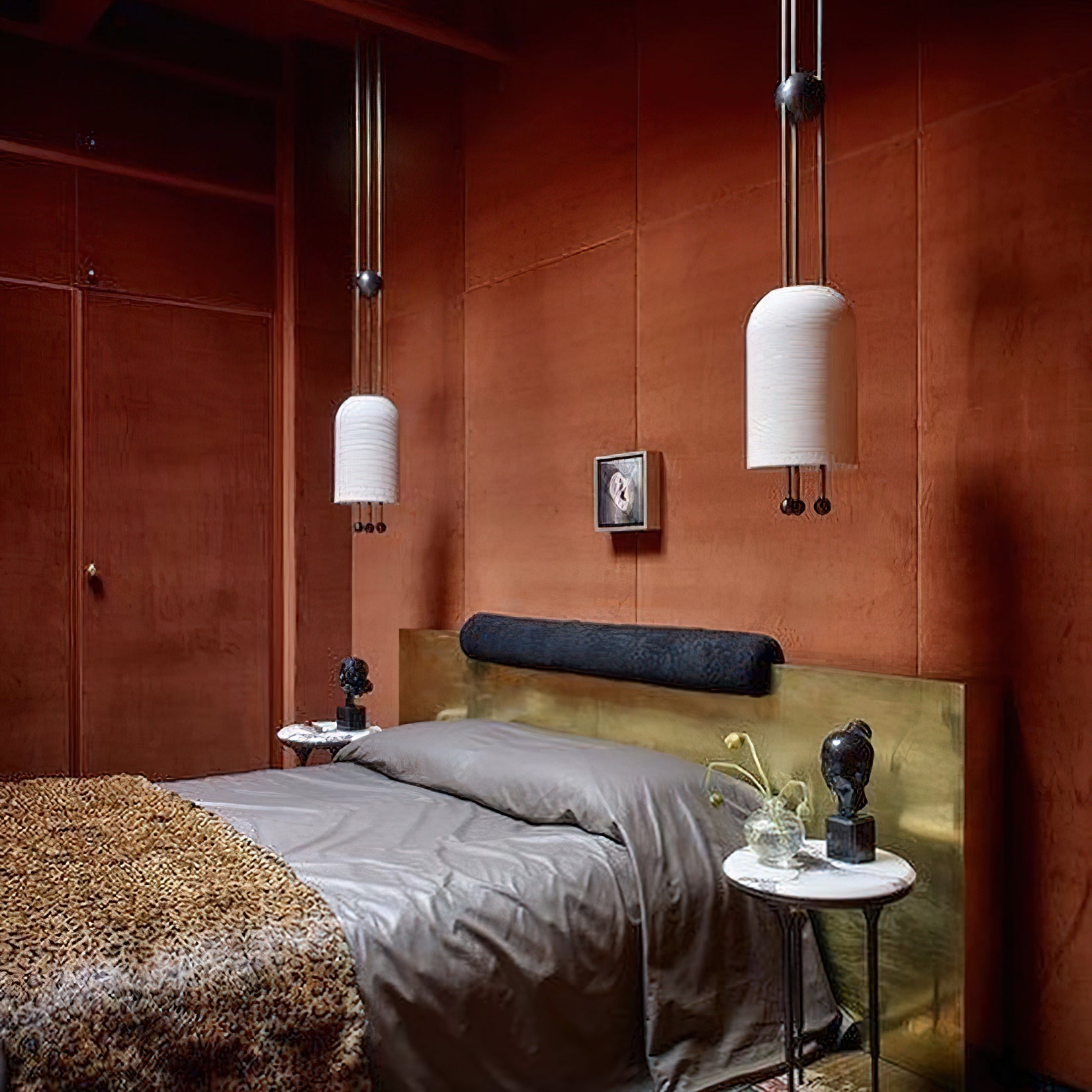 Ucaryra Suspension Lantern en Métal et Verre Premium Élégance
