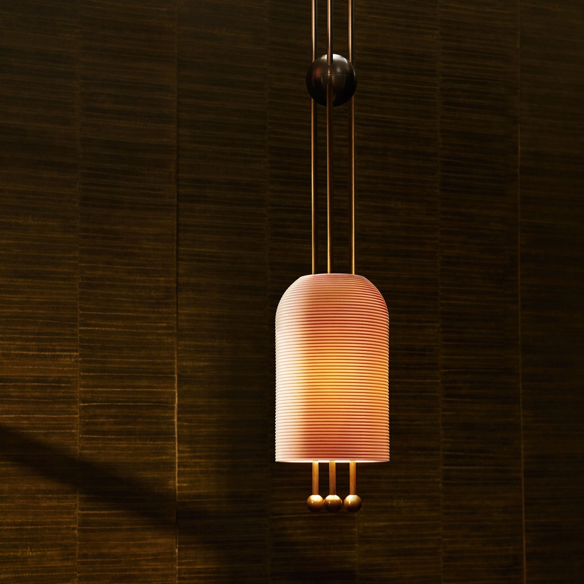 Ucaryra Suspension Lantern en Métal et Verre Premium Élégance