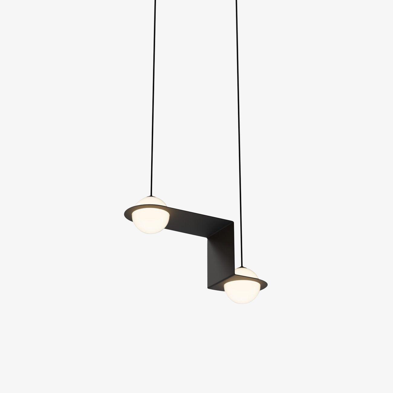 Mirere Lampe à suspension contemporaine noire